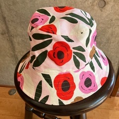 マリメッコ×ユニクロ　花柄　帽子　ハット　55〜58cm UNIQLO marimekkoの画像