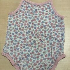 しまむら(ピンク花柄) 　ベビー服　80㎝