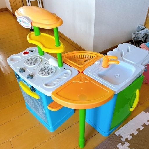 トイザらス ジャストライクホーム ひかりとおとのシステムキッチン ショッピングカート