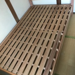 無印良品　木製セミダブルベッド（マットレスなしです）