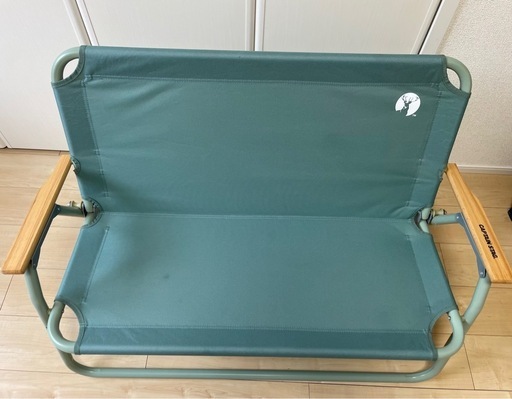 CAPTEIN STAG　アウトドア　アルミ背付き　ベンチ