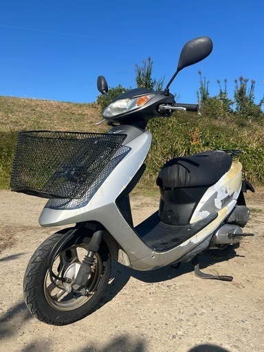 廃車 下取り 無料 処分 買取 回収 可 OK 自賠責R7年7月迄付 ディオ 走行OK キャブ・燃焼内室清掃 バッテリー上がり