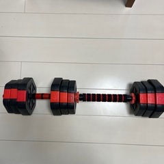 ダンベル 可変式 3in1  
10kg 2個セット バーベルの画像
