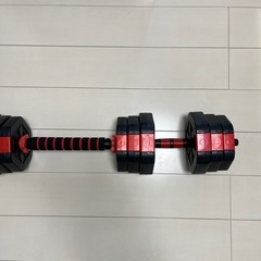 ダンベル 可変式 3in1  
10kg 2個セット バーベルの画像