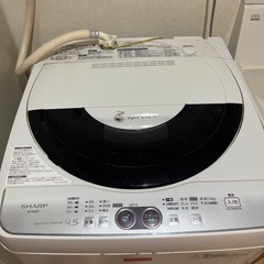 SHARP洗濯機(稼働)あげます