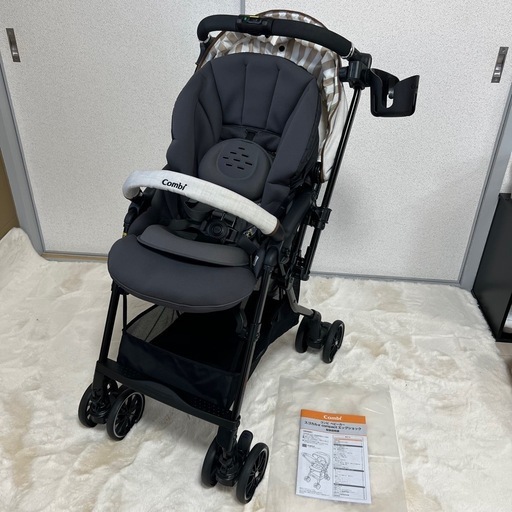 早い者勝ち‼︎　美品 数回使用のみ combi コンビ ベビーカー スゴカルa compact エッグショック ベージュ