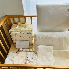 【決定しました】ベビーベッド 大和屋 yamatoya 一式 セット まとめ売りの画像