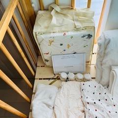 【決定しました】ベビーベッド 大和屋 yamatoya 一式 セット まとめ売りの画像
