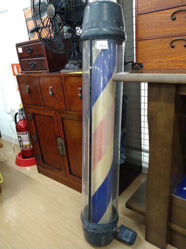 【C231】HAレトロ サインポール床屋看板