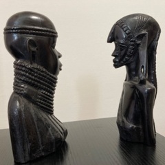マサイ手彫り　直輸入　ケニアにあるマーケットで購入の画像