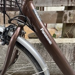 パナソニック　電動自転車　ほぼ未使用の画像