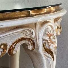 イタリー製ロココ調テーブルの画像