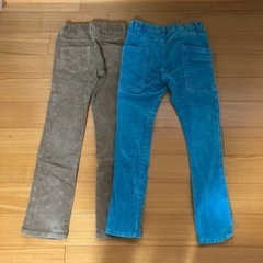 コーデュロイパンツ細め　2点セット　MPS、JUNK STORE 　140の画像