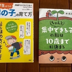 男の子の育て方 & ちゃんと集中できる子の脳は10歳までに決まる