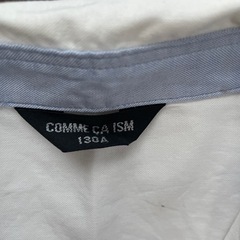 130cm COMME CA ISM ワイシャツの画像