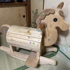 残り3つ　木のお馬さん　の画像