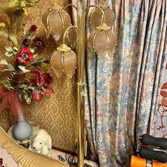 アンティーク フロアスタンド5灯