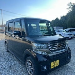 ホンダNBOX カスタム平成26年車　77,244km  車検　...