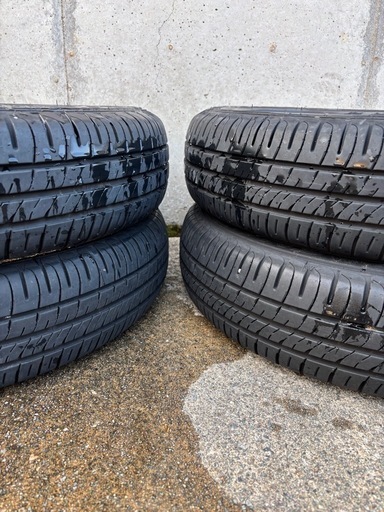 バリ溝！　エッセにて使用DUNLOP　ENASAVE　145/80R13　21年製