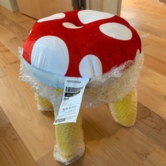 【終了】キノコスツール★ほぼ未使用★IKEA★イエロー