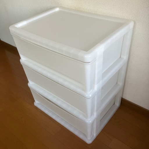 ★収納ケース 3段「美品」2基なら3500円