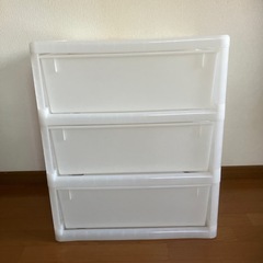★収納ケース 3段「美品」2基なら3500円の画像