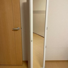 【中古品】鏡 ミラー付き 収納