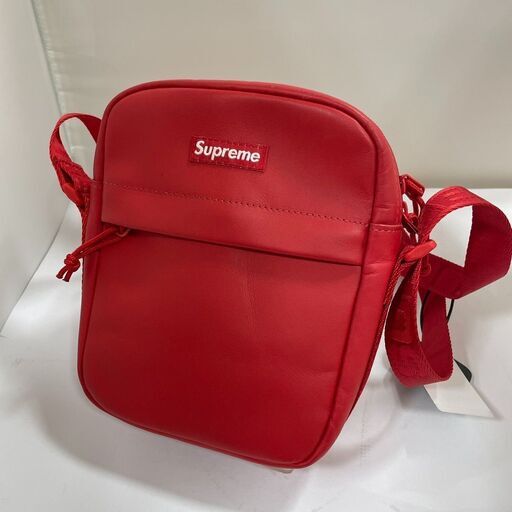 SUPREME レザー ショルダーバッグ シュプリーム