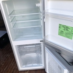 NO 669 🌈福岡市内配送設置無料✨🌈　2021年式 アイリスオーヤマ 冷蔵庫 142L 冷凍室52L 幅50cm シルバー IRSD-14A-Sの画像