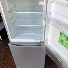 NO 669 🌈福岡市内配送設置無料✨🌈　2021年式 アイリスオーヤマ 冷蔵庫 142L 冷凍室52L 幅50cm シルバー IRSD-14A-Sの画像