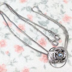 ☆ループタイ　シルバー系　未使用品　