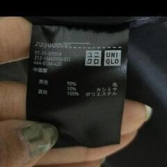 美品💓ほぼ未使用✨　着画有💓　UNIQLO　ユニクロ　カシミヤ✨　軽量✨　カシミヤコート　アウター　Мの画像