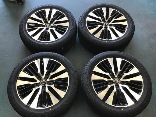 【18インチタイヤホイールセット】ﾄﾖﾀ純正（TOYOTA）  ｱﾙﾌｧｰﾄﾞ(30)　後期純正ｱﾙﾐﾎｲｰﾙ  + GOODYEAR（ｸﾞｯﾄﾞｲﾔｰ） EAGLE　LSEXE