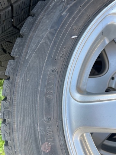 155/65r13 スタッドレスタイヤ　アルミ付き
