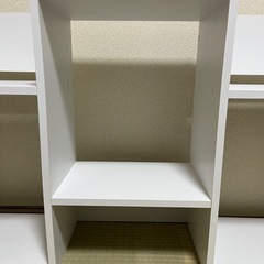 棚　収納家具　ホワイト　の画像