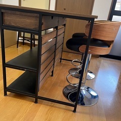 引き渡し場所変更しました！カウンターチェアー二脚セットの画像