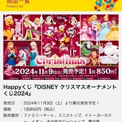 クリスマス　オーナメント　ディズニー　ハッピーくじ　シンデレラの画像
