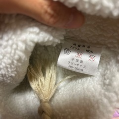 冬帽子　ぼんぼり　三つ編みの画像