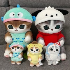 新品タグ付き　5個セットモフサンド mofusand×サンリオキ...