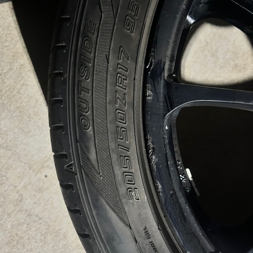  5ZIGEN INPERIO 　17インチ ホイール タイヤセット