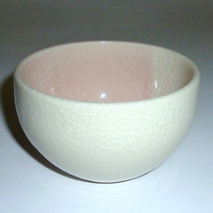 【送料無料】 きれいな マスコット コップ ⑩ 貫入 磁器 小碗の画像