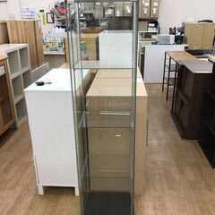 ★ジモティ割あり★ IKEA  ガラスコレクションケース   H164×W40×D35  クリーニング済み KJ6886 