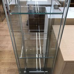 ★ジモティ割あり★ IKEA  ガラスコレクションケース   H164×W40×D35  クリーニング済み KJ6886 