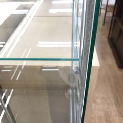 ★ジモティ割あり★ IKEA  ガラスコレクションケース   H164×W40×D35  クリーニング済み KJ6886 