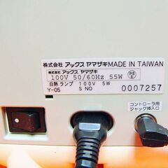 【◆軽くて使いやすい◆アックスヤマザキ◆コンパクトミシン】整備済み品 現品管理番号：s1112_02wの画像