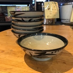 【引き取り限定】中古品　7枚セット　和食器　丼　そば　