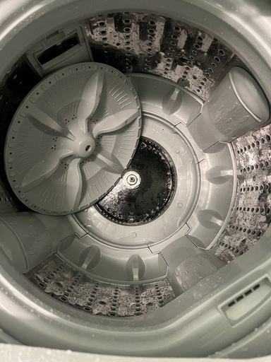 No.D0316東芝洗濯機20年-4,5kg全自動電気　一人暮らし用