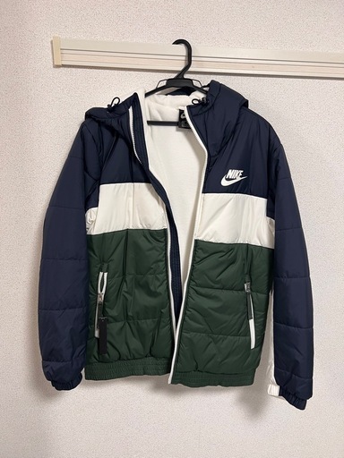 Nike ダウンジャケット M ネイビー/ホワイト/グリーン