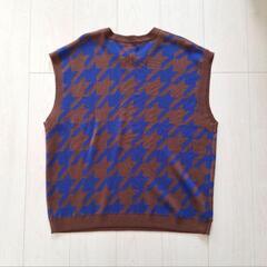 インプローブス ニットベスト ブラウンの画像