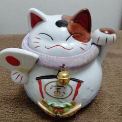 希少！道楽堂 猫舎本舗陶器の貯金箱  ✕4の画像